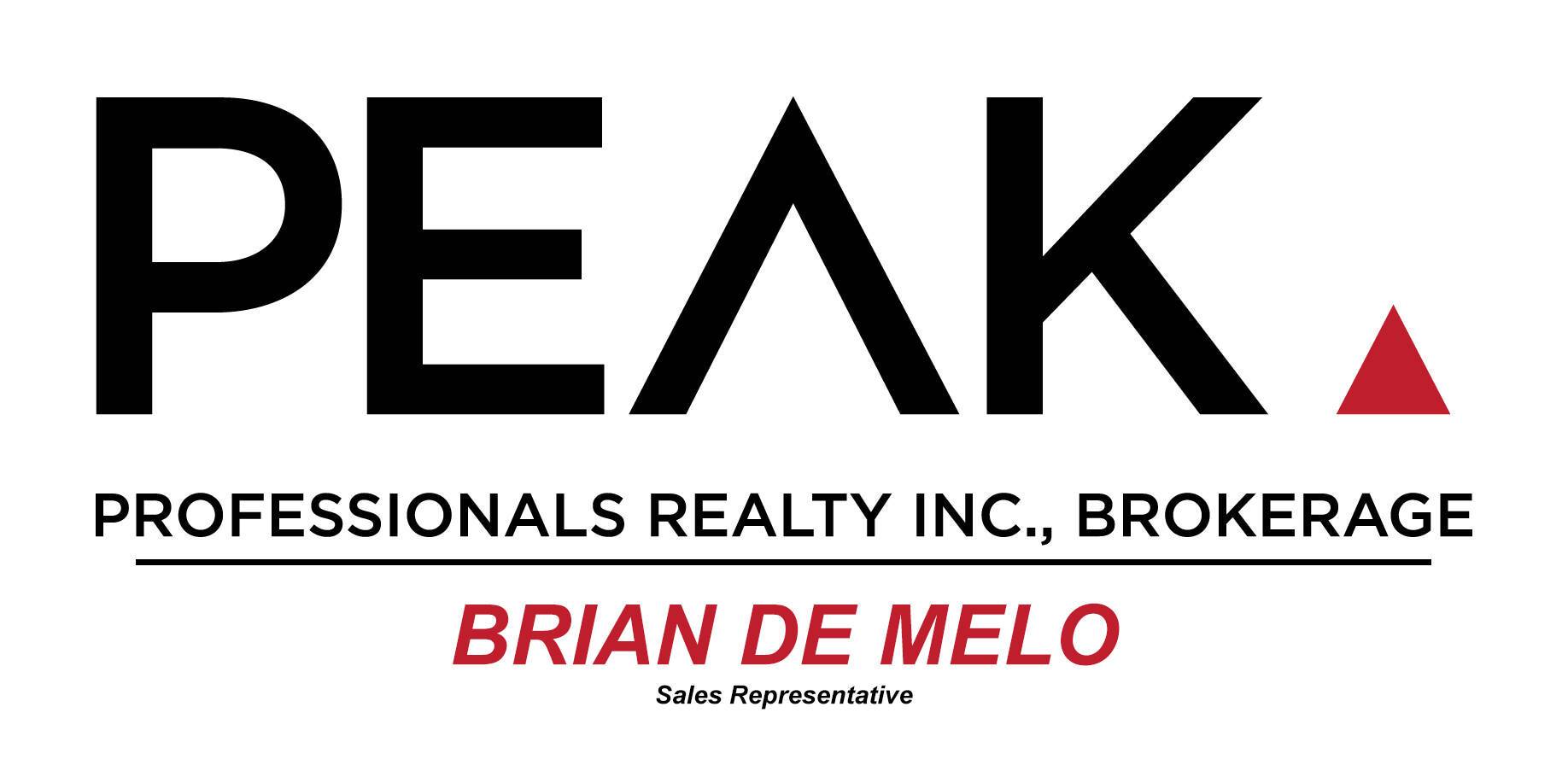 Brian De Melo: Peak Professionals Realty Inc.